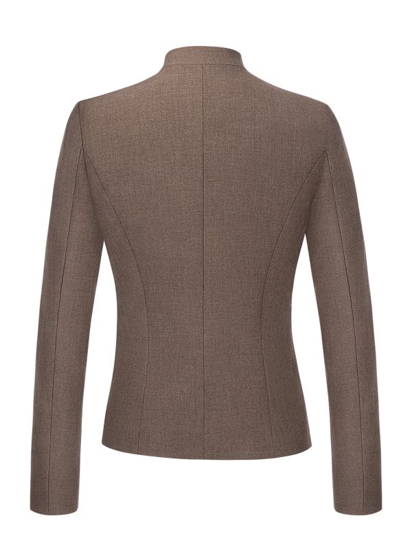 DAMENJACKE BARLY DARK OLIVE – Bild 2