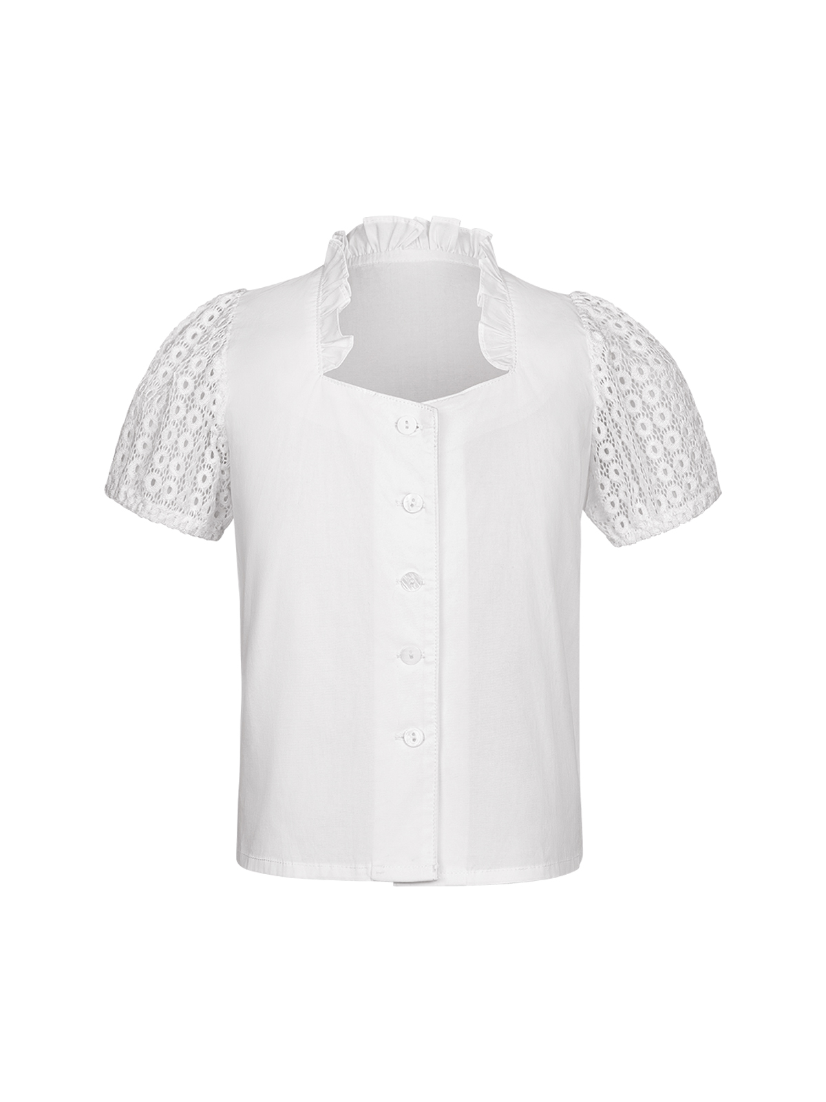 Schwarzes Dirndl mit eleganter Bluse