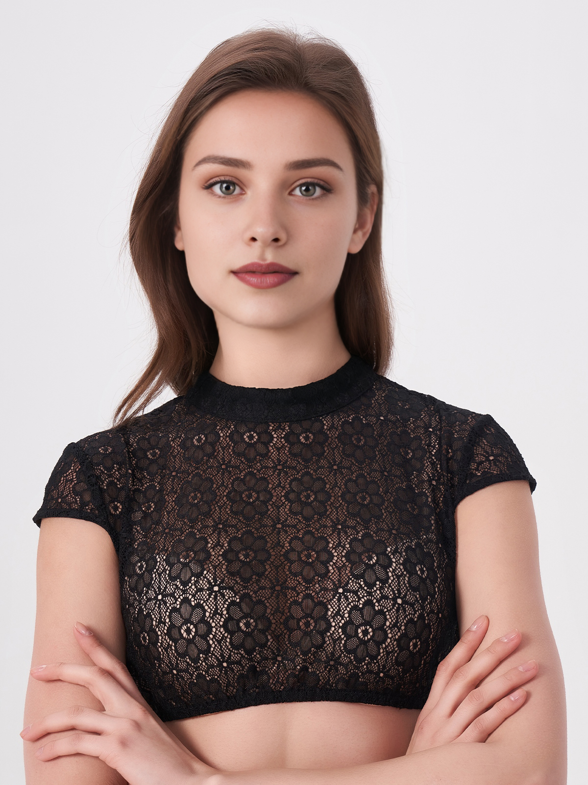 Dirndl Wildleder in Schwarz