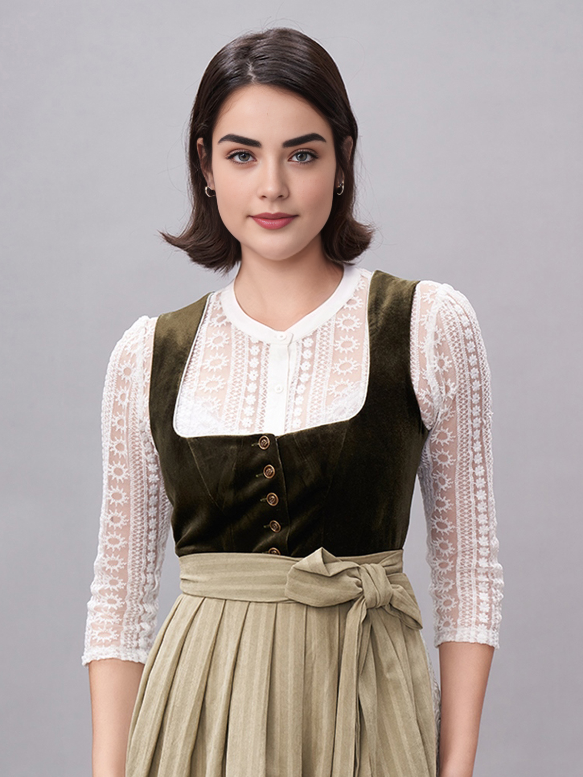 Dirndl in Grün – perfekt für jede Figur