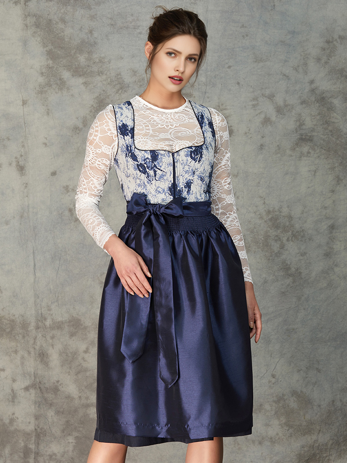 Dirndl Blau Festlich
